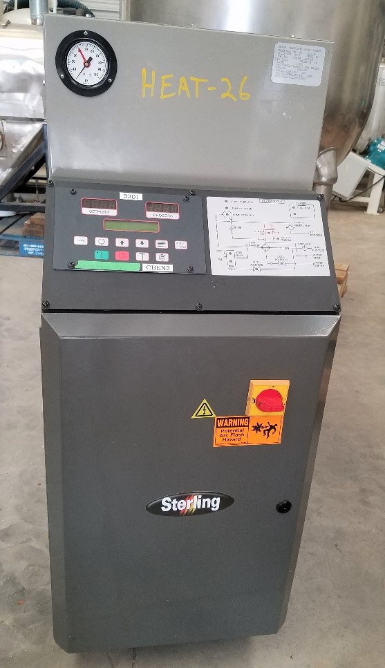 ***SOLD*** used Sterling M2B2016-MO Oil Temperature Control Unit. Hot oil heater. S/N 42G0899, Electrical: 480V, 60Hz, 16.5 Amps, 3 PH. 